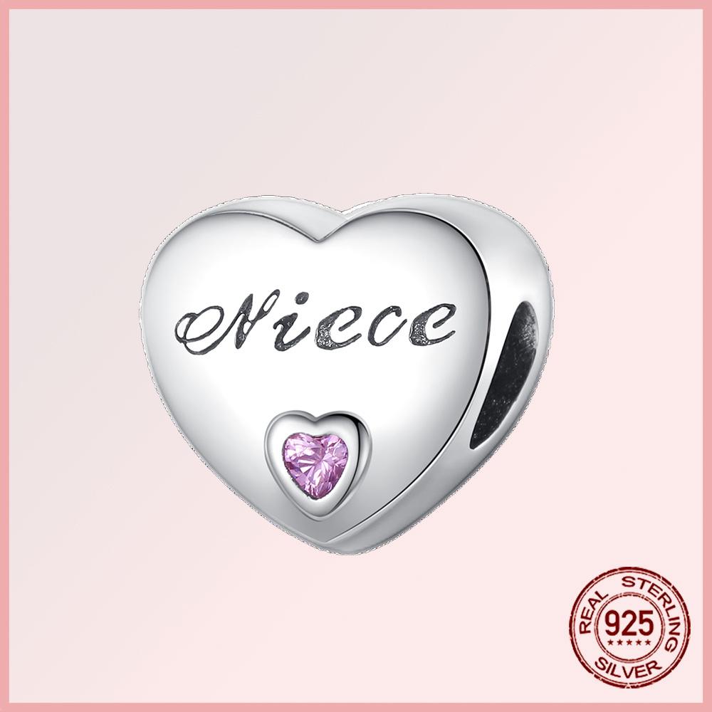 Funkelnde Familie Herz Engelsflügel Pavé Kupfer Anhänger Charms Passen Original Armband Perlen Schmuck Geschenk DIY