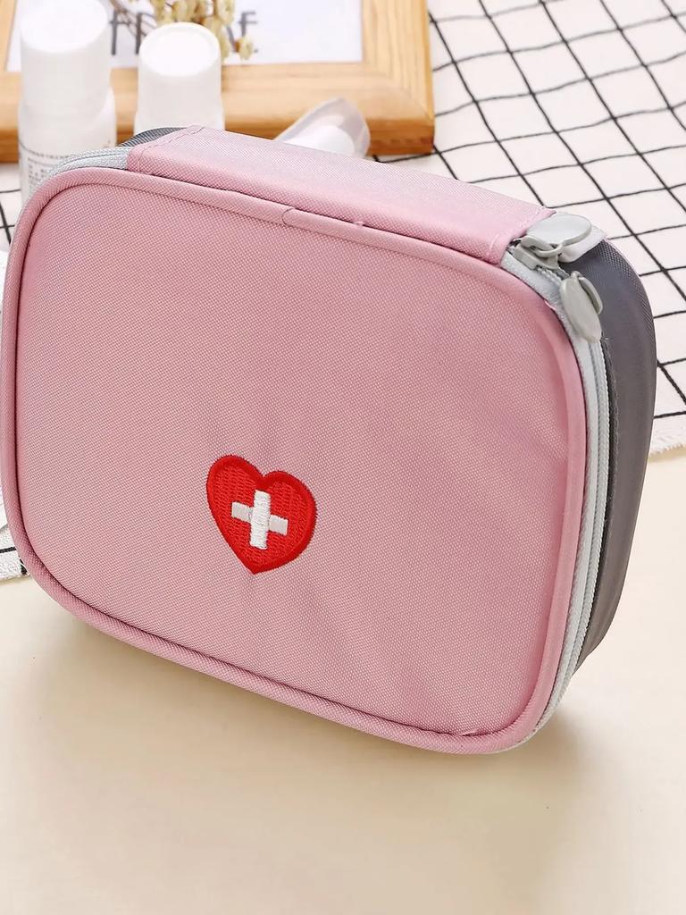 Empty Mini Household First Aid Kit Bag Travel Portable Medicine Package Emergency Kit Bags Medicine Storage Bag Small Organizer