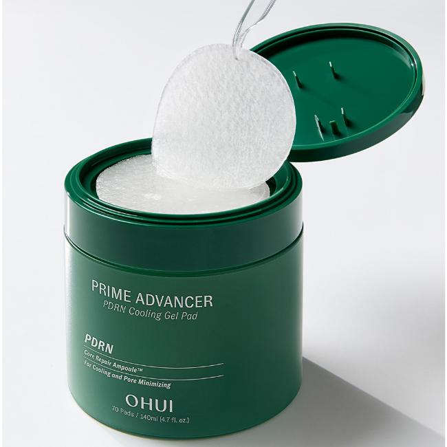 Ohui Prime Advancer PDRN Cooling Gel Pad (140ml / 70 Pads) (3 Options)