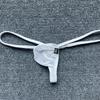 Low Rise Mini G-String Men Sexy Underwear Ice Silk Micro Bikini Trunks Bulge Pouch T-Back Thongs Erotic Panties Soft Underpant