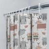 Adorable Cartoon Cat Bird Print Shower Curtain Waterproof Fabric Home Decor For Bathroom Accessories In Various Sizes!