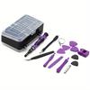 Purple Precision Screwdriver 115 Combined with 1 Set of Multi-Functional Home Repair Tool Set for Mobile Phones, Watches, Computers and Other Belts