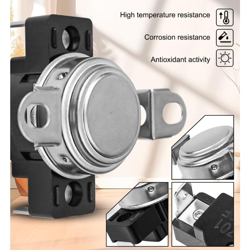 Energy Efficient High Limit Thermostat for Dryers Providing Optimal Drying Performances and Automatic Reset Function