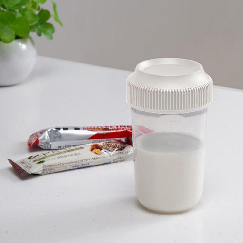 400 ML Fitness Shaker Becher für Männer und Frauen Sport Protein Pulver Milchshake Mixbecher Gesundheit und Schönheit Haushaltswaren