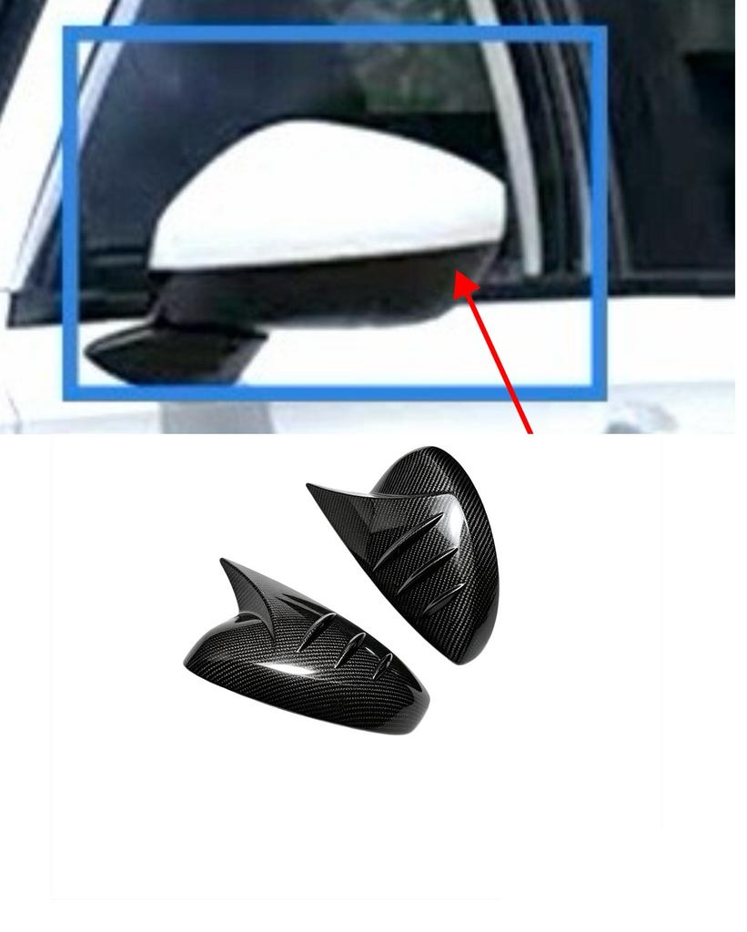 Car Rearview Side Mirror Cover Fit For Honda Civic 11th 2022 2023 2024 2025 2026 Wing Cap Rear View Case Trim Carbon Fiber