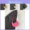 Stylish Large Capacity Pu Crescent Bag For Fashionable Women In Black And Pink Colors
