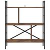 Bookshelf Smoked Oak 75 x 30 x 91 cm Particleboard