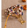Yhpup Natural Stone Freshwater Pearl Beads Chain Handmade Bracelet Bangle Waterproof Stainless Steel Basic Wrist Summer Jewelry