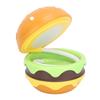 Cute Desk Lamp for Kids Rechargeable Hamburger Small Desk Lamps with Adjustable Neck Dimmable Touch