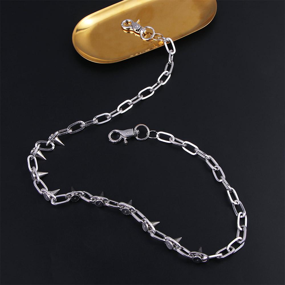 Accessories Zinc Zinc Alloy Rivet Silver Color Student Pants Chain Jeans Accessories Waist Chain Belt Chain