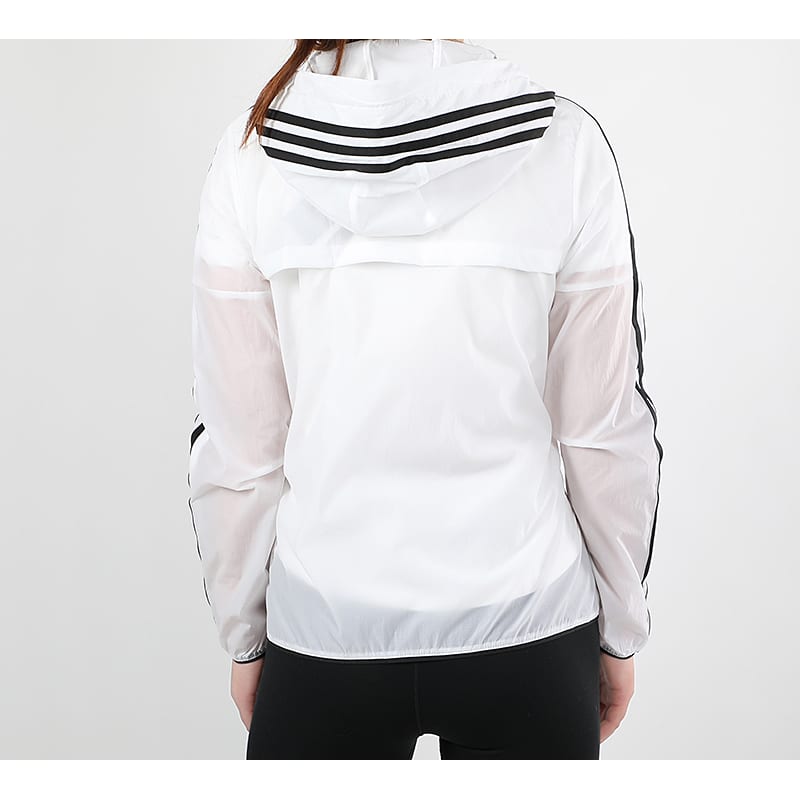 adidas Jackets Women's White Hooded Moderate Other FT2881