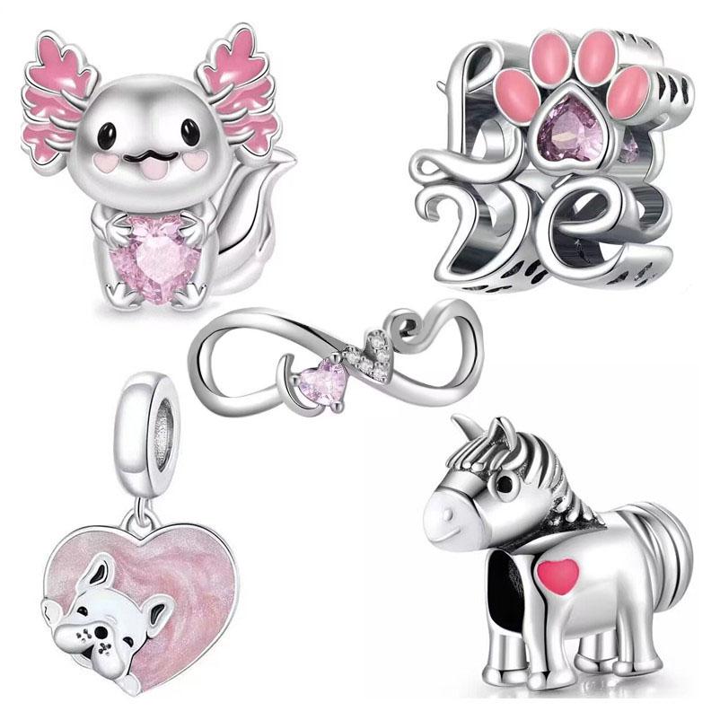 

Новый европейский оригинальный очаровательный маленький дракон, маленькая лошадка подходит для модных браслетов Diy женские ювелирные изделия