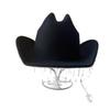 European and American Style Western Cowboy Hat Fringed Rhinestone Autumn and Winter Hat Women's French Retro Jazz Top Hat