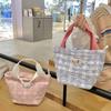 Portable Insulated Lunch Bag - Waterproof Handbag with Thick Aluminum Foil for Office or School Bento