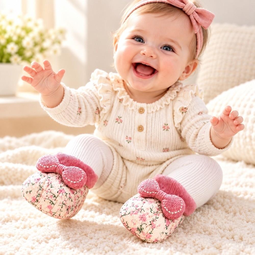 Warm Toddler Snow Boots Corduroy Baby Footwear Cute Newborn Baby Shoes