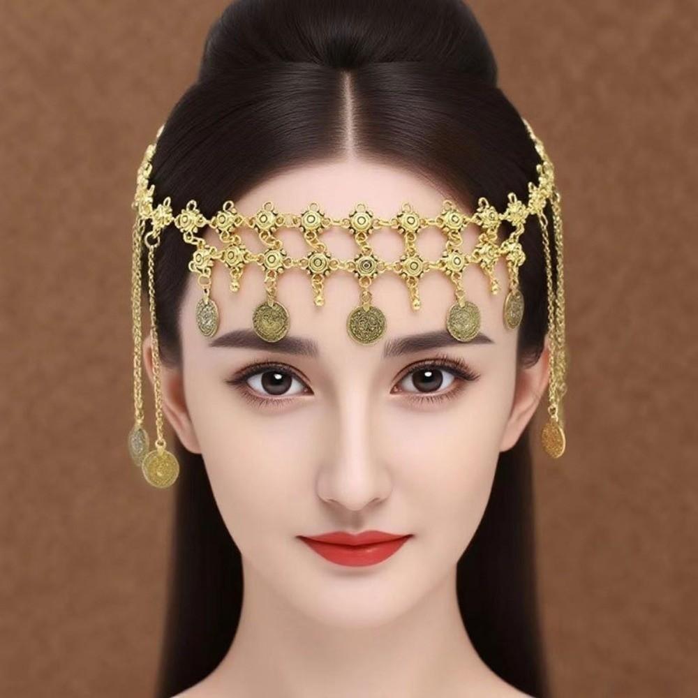 Zinc Zinc Alloy Belly Belt Adjustable Waist Decorative Chain Fashion Metal Coin Waist Chain Women Ladies