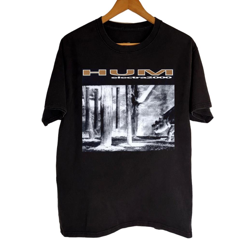 Rare Hum - Electra 2000 Album Short Sleeve Tee Shirt Black All Size OB07