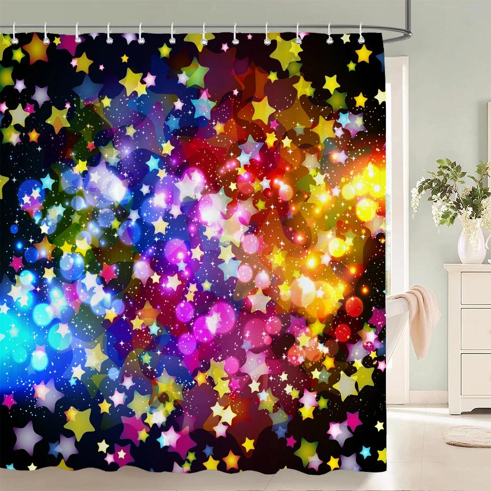 Modern Art Style Marble Printing Shower Curtain Waterproof Polyester Fabric Bathroom Curtains Geometric Pattern Decor Curtains