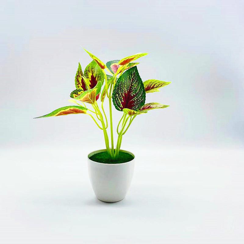 Plush Green Plant Set With Fabric Foliage For Living Room And Gift Ideas