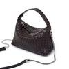 Genuine Leather Woven Women's Bag 2025 New Fashion Sheepskin Crossbody Bag Niche Design Woven Dumpling Bag Handbag
