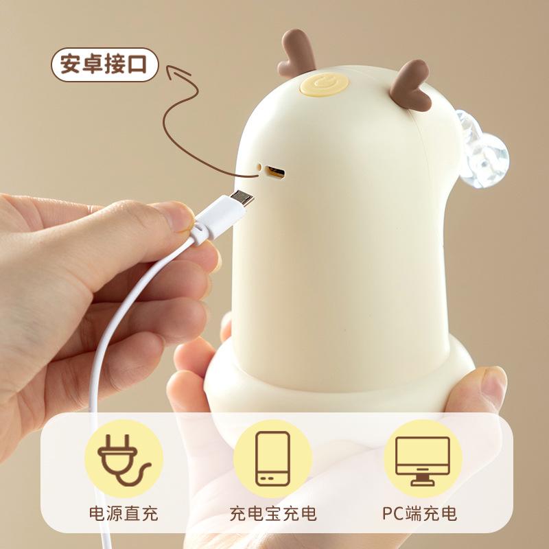 New Bottled Water Dispenser Pump Cartoon Smart Household Water Suction Convenient USB Charging Electric Pump Water Bottle Pump