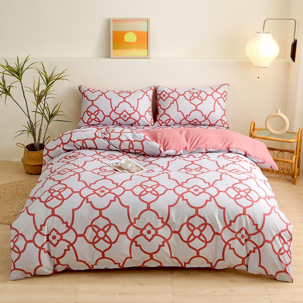 

Комплект постельного белья с цветочным принтом динозавров для детского сада, двуспальная кровать, односпальный размер, пододеяльник, простыня, наволочка, комплект постельного белья 135x200cm