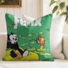 Stars FFelix The Cat Cushion Cover Eco Linen Pillow Case DoubleSided Print Breathable Durable Zipper Home Decor Gift
