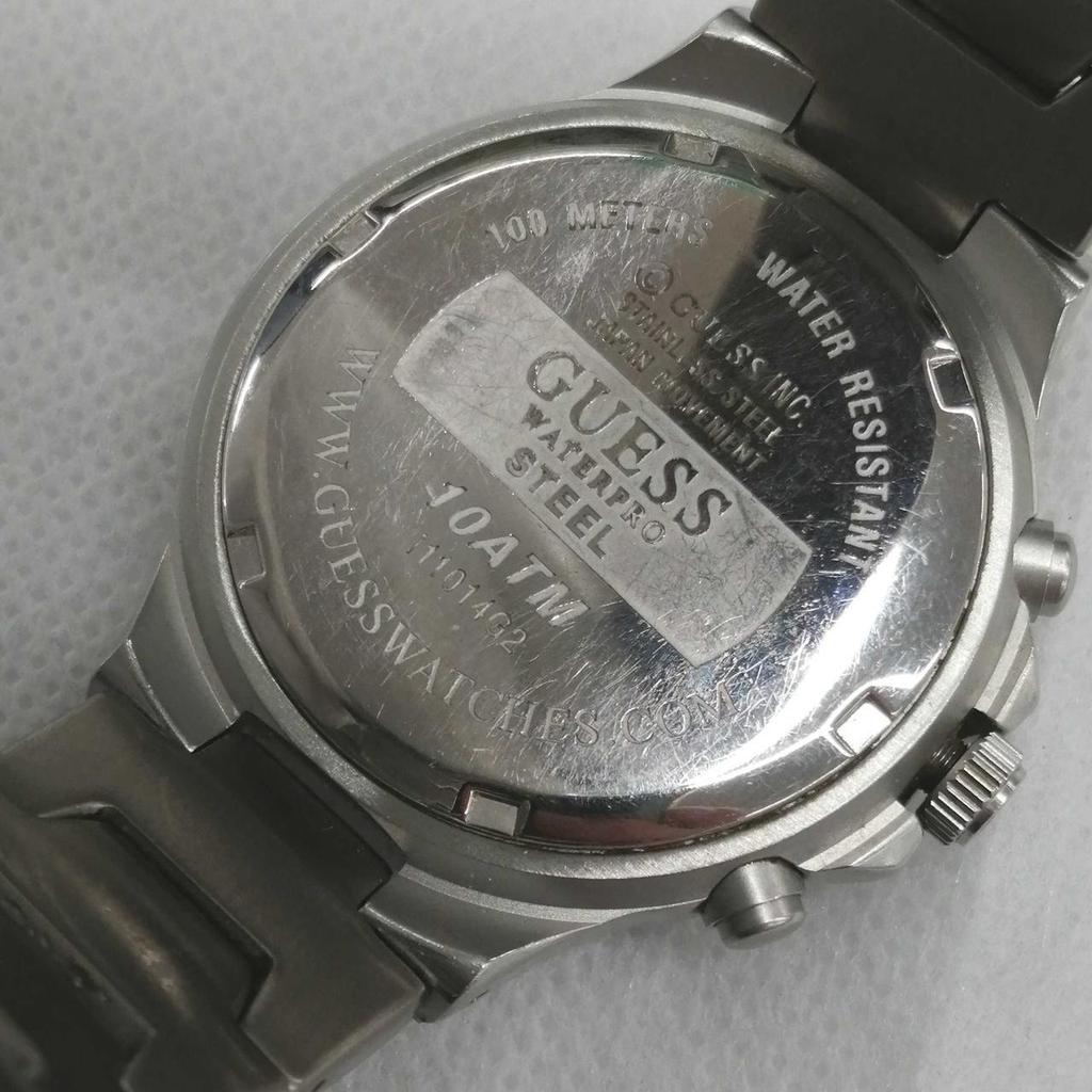 Used GUESS Chronograph Belt Non-Genuine Quartz Watch
