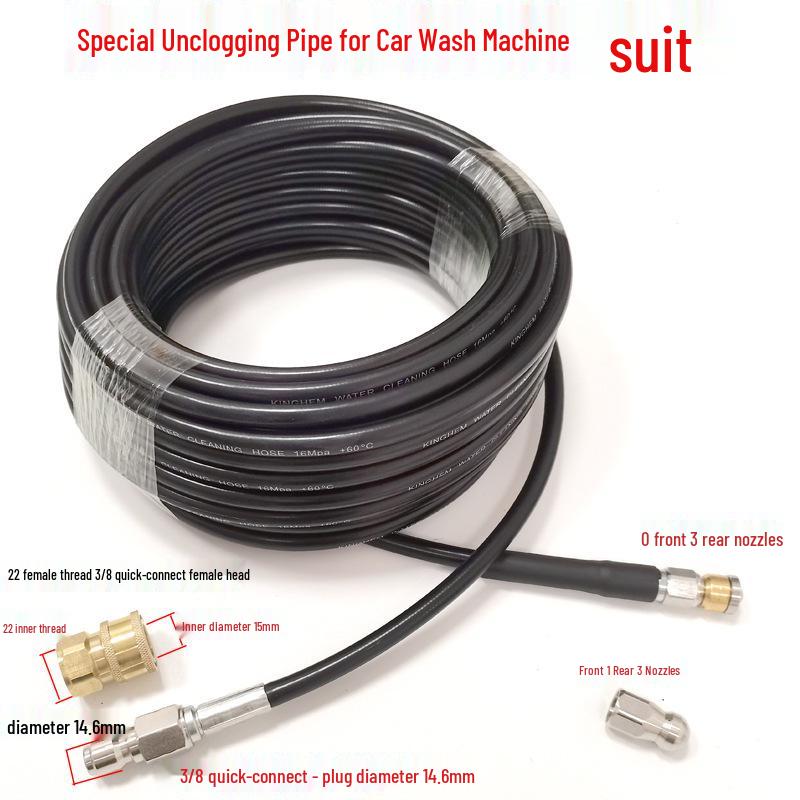 Hochdruck 360° rotierende Rohrreinigungsmaschine für Autowaschanlagen und Kanalreinigung