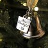 It's a Wonderful Life Angel Wing Wind Chime Bell Metal Vintage Bell  Xmas Decor