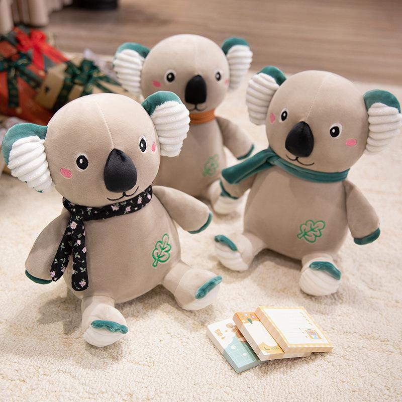 Cute Scarf Koala Doll Plush Toy Koala Bear Doll Children'S Company Soothing Rag Doll Birthday Gift