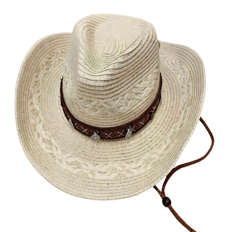 

Woven Sun Hat Breathable Paper Straw Panama Hat For Women Men Daily Outfit And Outdoor Activity Camping Travel Wear os вершковий