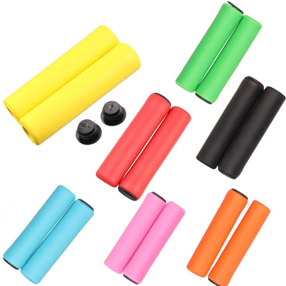 2Pcs Anti-slip Bicycle Handlebar Grips Strong Support Grips Bicycle Grips