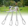 2 Pcs Hanging Chair Chain 660lbs Load Capacity Stainless Steel Hammock Chain with 4 Spring Snap Hook for Swing Punching Bag