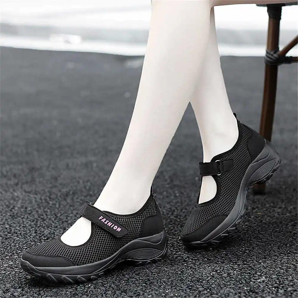 Fashion Size 42 Non Slip Beige Sneakers Women Flats Ladies Shoes Green Women's Silver Brand Sports Supplies Leading Loofers