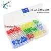 3mm & 5mm Multicolor LED Diode Pack: Red, Green, Yellow, Blue, White - Straight Plug Lamp Beads Components.