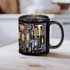 The Mechanic's Toolbox Mug, Realistic Tool Details & Comfortable Handle, 11oz Ceramic Mechanic Toolbox Coffee Cup for Birthday Thanksgiving