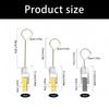 Clear Multifunctional Clothes Hanger Clip Durable Acrylic Materials Damage Release Design For Scarves Hats Socks Home Storage Solution