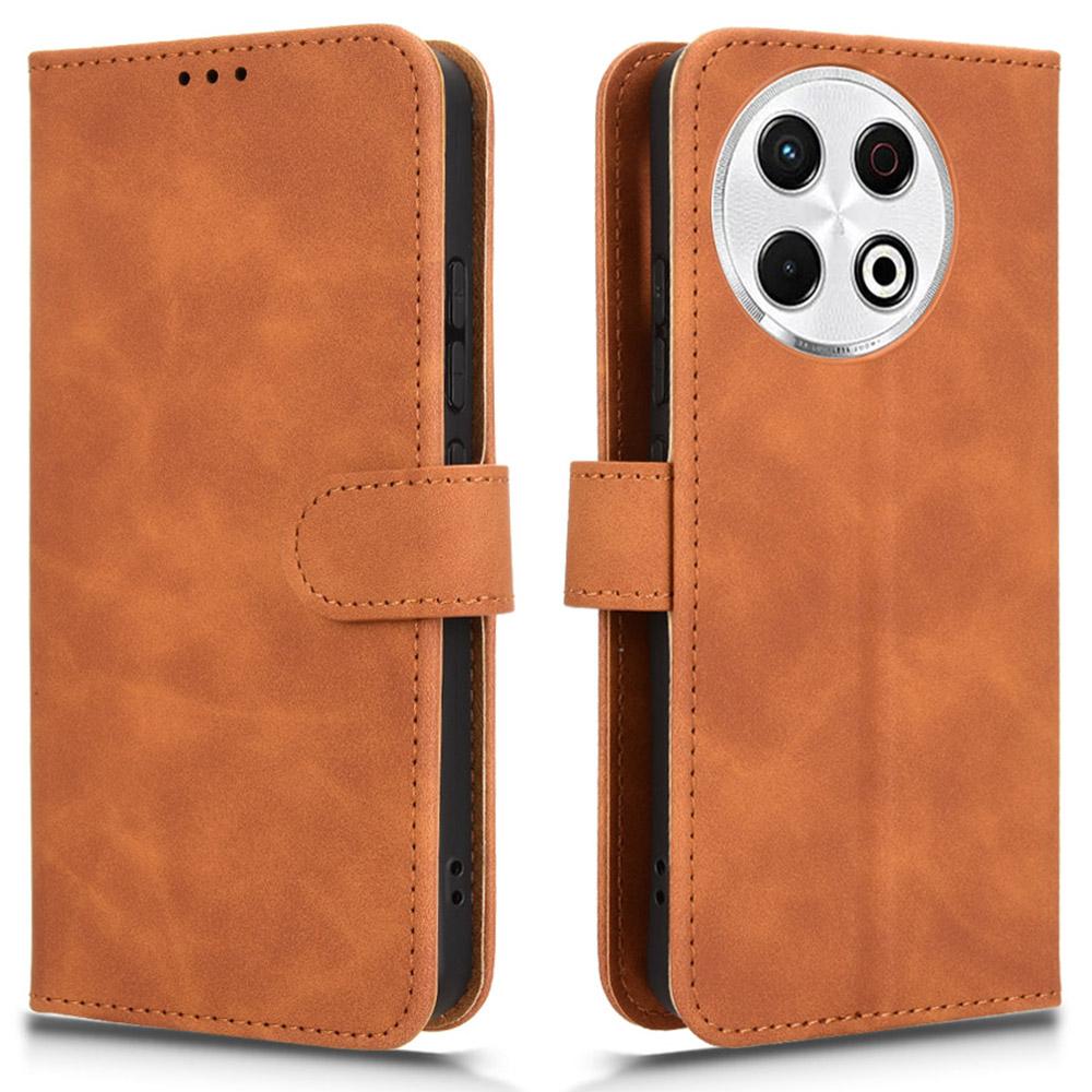 

Для TECNO Spark 30 Pro 4G шкіряний чохол Skin-Feel Anti-Drop Wallet Flip Phone Cover E