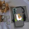 Cute Cartoon Llama Phone Case For Samsung Galaxy A12 A22 A32 A42 A52 A72 A54 A34 A24 A14 A73 A53 A33 A23 A13 5G F52 F62 Cover Sh