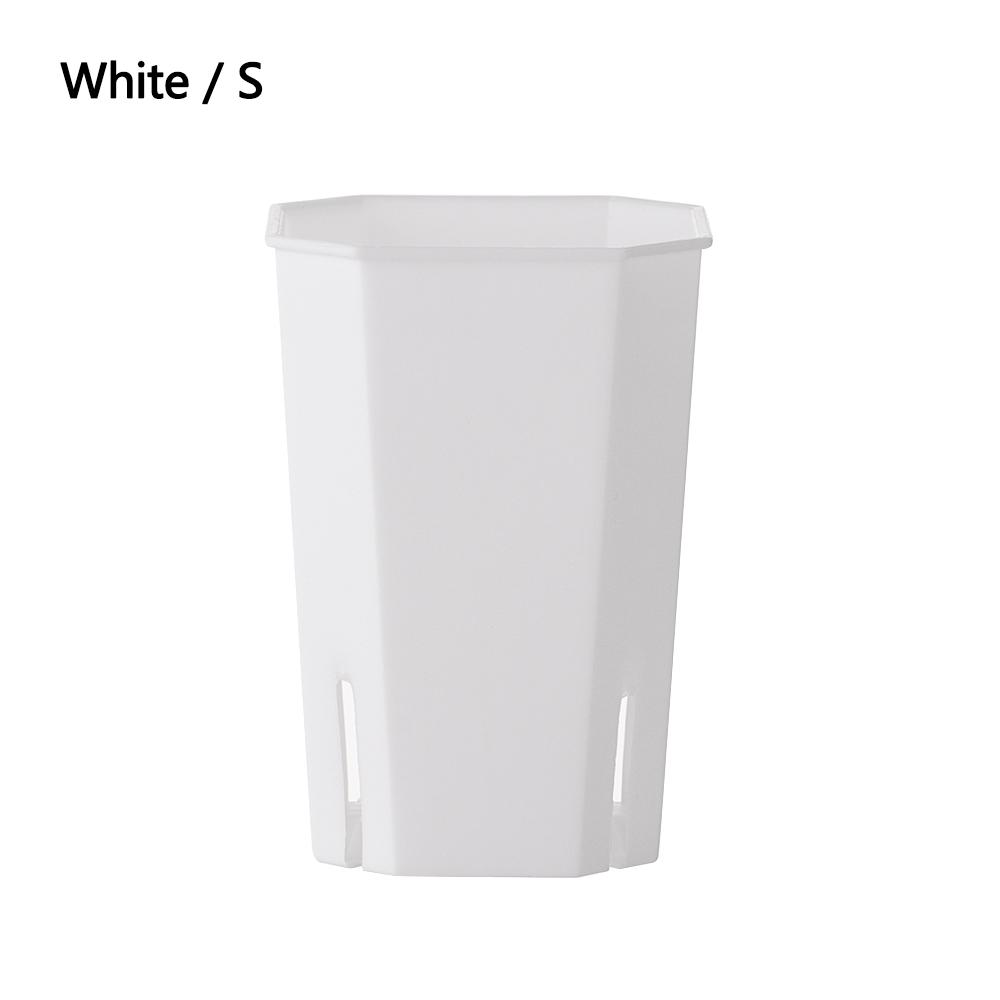 

Plastics Side-opening Octagonal Square Pot Transparent/Black/White Succulent Flowerpot Vientiane Potted Plant Gardening Tool