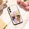 C-Cute A-ANITEEZ   phone Case For Samsung Galaxy A73,A72,A71,A70,A53,A52,A51,Others Soft Black Shell