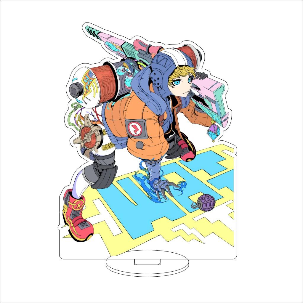 16CM Anime Apex legends Cosplay Ornaments  Vantage/Kairi Imahara  Figure Stand Halloween Gifts