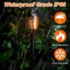 1/2/4/8PCS Outdoor Solar Torch IP65 Waterproof 12 LED Solar Light Flame Realistic for Use in Courtyards Gardens Grasslands