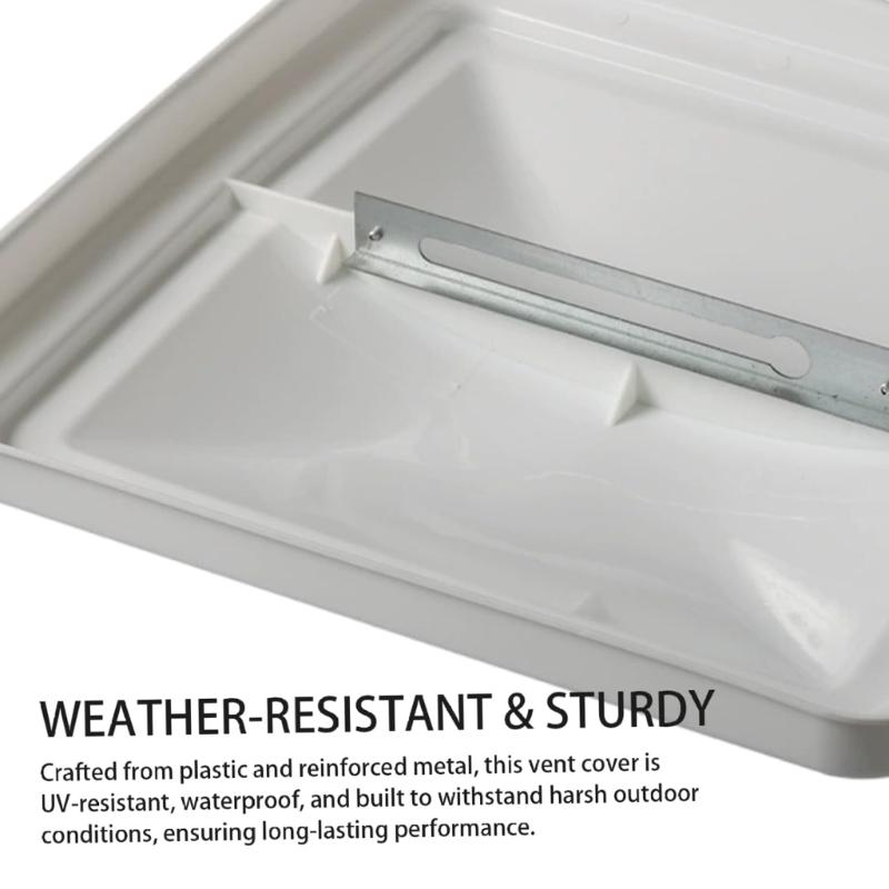 14 Inch Vent Cover Replacement Vent Lid Provide Efficient Airflows & Easy Installation Suitable for RVs Campers Trailers