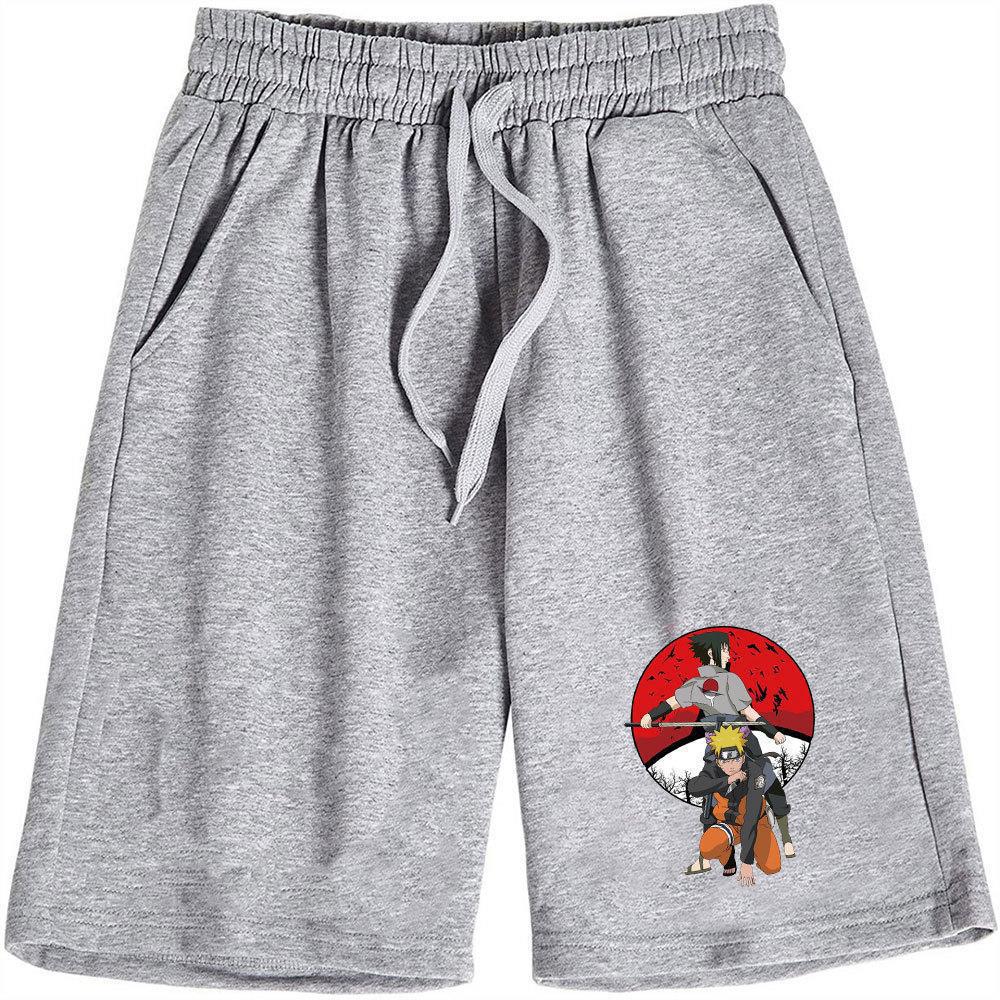 Summer Casual Shorts, Men's and Women's Loose Micro-elastic Printed Sports Five-point Pants
