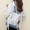 Women's 2024 Soft PU Leather Small Backpack: Versatile Fashionable Shoulder Bag