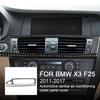 For BMW X3 F25 2011-2017 X4 F26 2014-2017 Auto Carbon Fiber Interior Center Instrument Air Conditioner Outlet Panel Cover Trim
