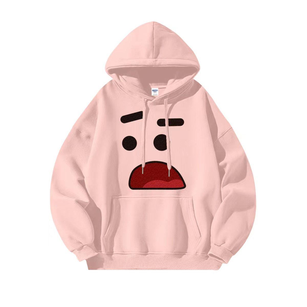 

Мужская и женская модная уличная толстовка, повседневная, однотонная, с принтом, новый тренд, размер джемпера Harajuku осень/зима (S-3XL) 6XL