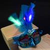 Luminous Feather Mask, Halloween and Christmas Light Up Style, Makeup Ball Costume Matching, Atmosphere Decoration Mask.